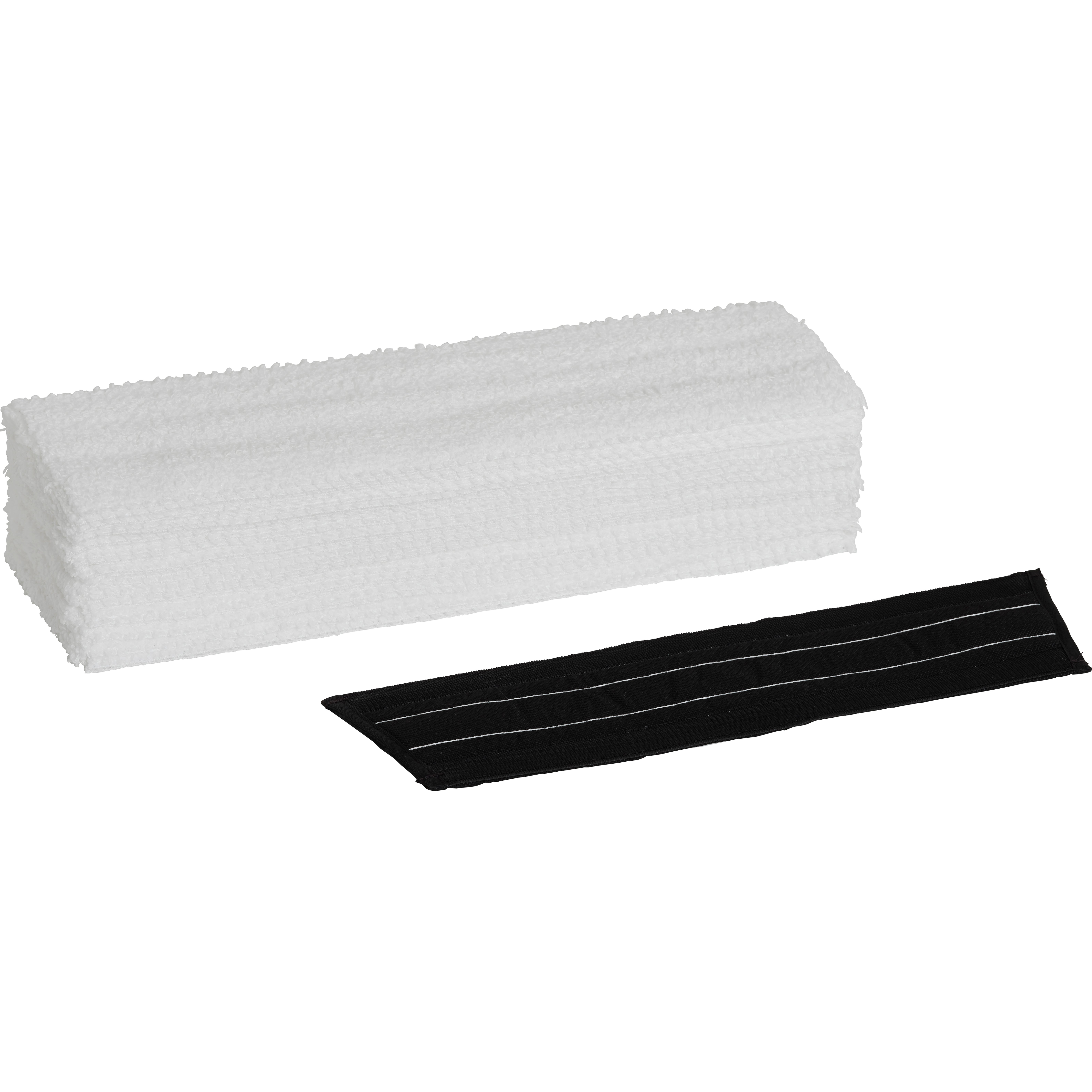 Vikan 65204051  Single Use, Microfibre Mop kit 50 +1 Adapter, 40cm, Hook & Loop, 40 cm, White