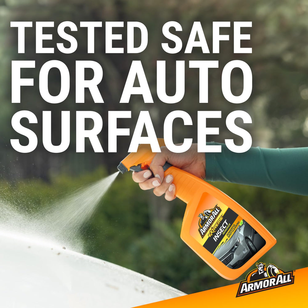 Armor All, Insect Remover Spray 500 ml, Removes Insects, Tar, Tree Sap and Bird Droppings from your Car, Suitable for Paintwork, Glass and Trim, Ideal for Car & Motorcycle Detailing, Made in the UK