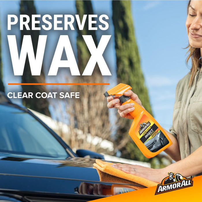Armor All, Insect Remover Spray 500 ml, Removes Insects, Tar, Tree Sap and Bird Droppings from your Car, Suitable for Paintwork, Glass and Trim, Ideal for Car & Motorcycle Detailing, Made in the UK