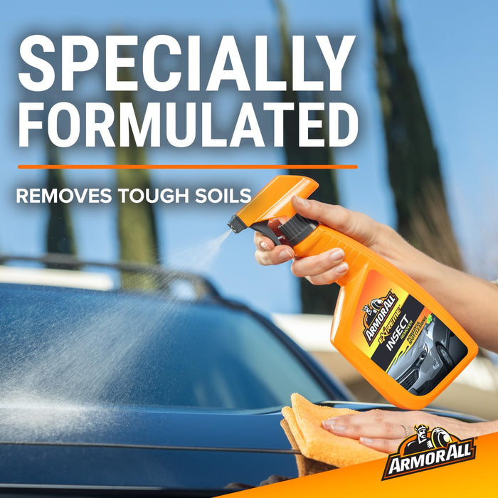 Armor All, Insect Remover Spray 500 ml, Removes Insects, Tar, Tree Sap and Bird Droppings from your Car, Suitable for Paintwork, Glass and Trim, Ideal for Car & Motorcycle Detailing, Made in the UK