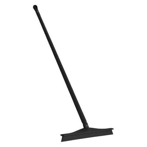 Vikan 71609/29629 24" Polypropylene Floor Squeegee with matching Handle Black