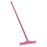 Vikan 71601/29621 24" Polypropylene Floor Squeegee with matching Handle Pink