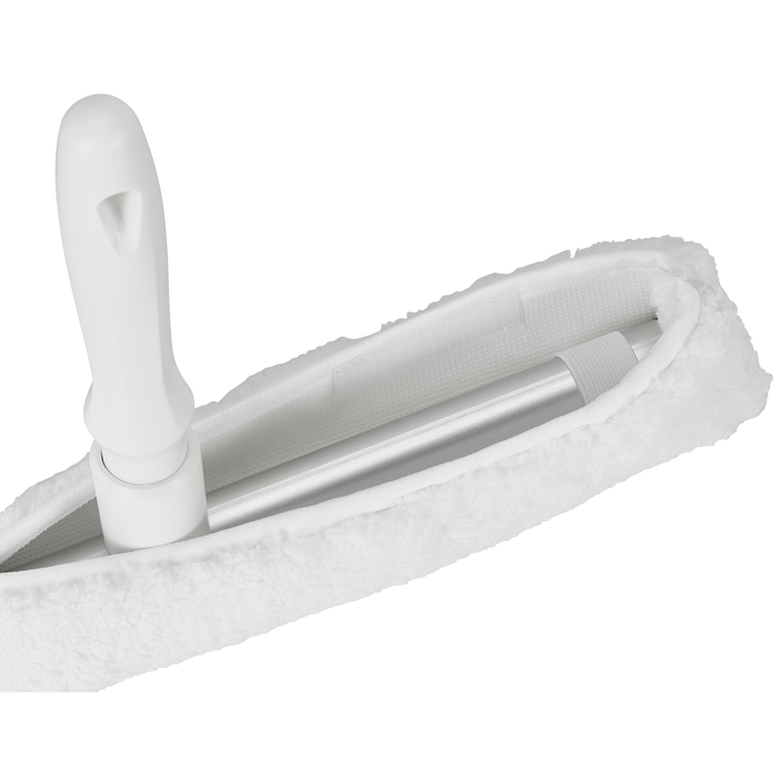 Vikan Wash Fleece Sleeve and option holder for cleaning windows and walls