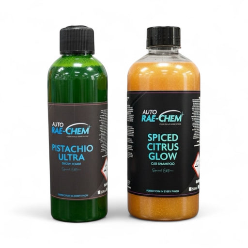 Auto Rae-Chem Bundle – Citrus Car Shampoo + Pistachio Snow Foam 500ml x 2