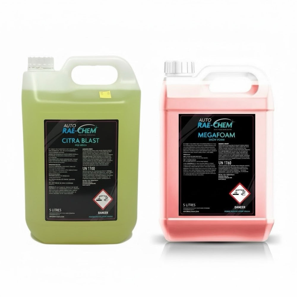 Auto Rae-Chem CitraBlast Pre-Wash & MegaFoam Snow Foam 5L Car Wash Bundle