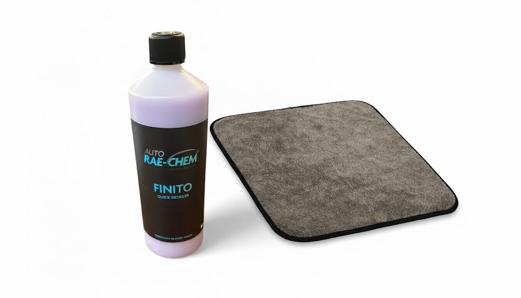 Auto Rae-Chem Finito Quick Detailer 1L + Trigger & Vikan Drying Cloth