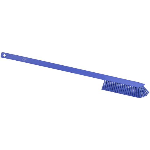 Vikan 41978 Ultra-Slim Cleaning Brush with Long Handle, 600 mm, Medium,Purple