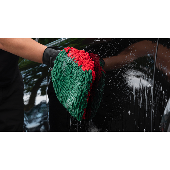 3x Vikan 691252 Microfibre Washing Mitt, Double sided, 300 mm x 230 mm