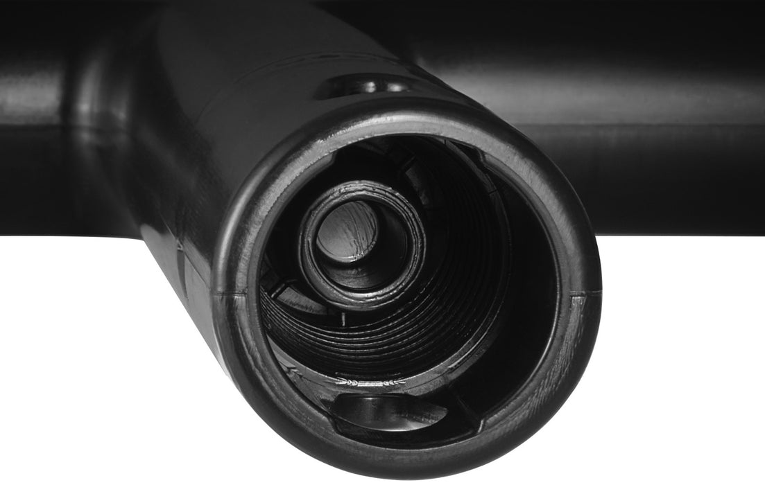 Vikan 47649 T-Bar for Wash Fleece, Threaded, 350 mm, Black