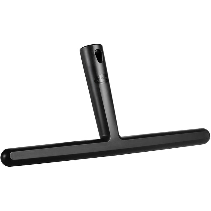 Vikan 47649 T-Bar for Wash Fleece, Threaded, 350 mm, Black