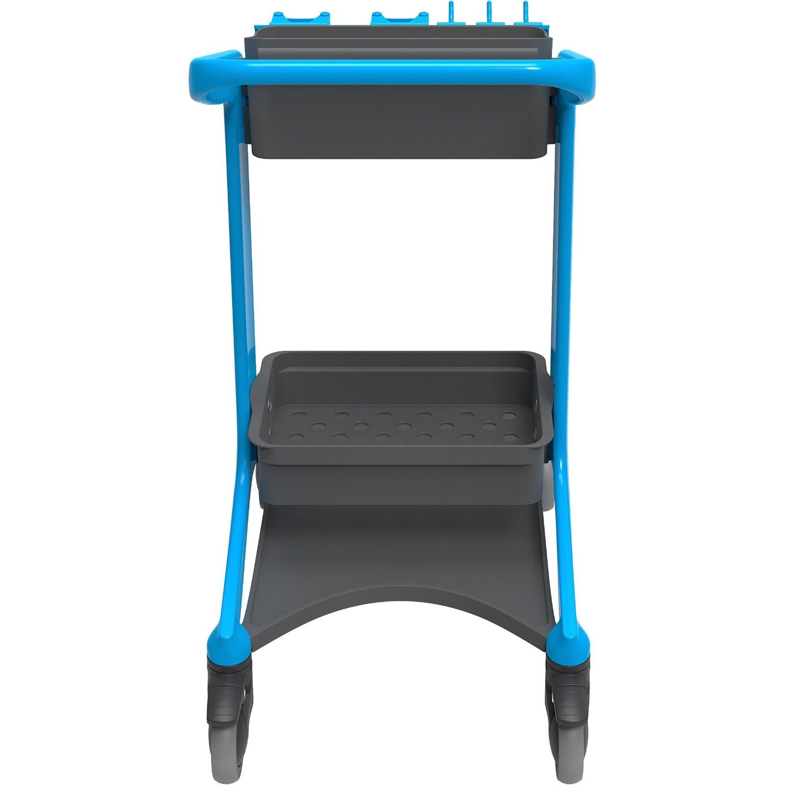 Vikan 5700 HyGo Mobile Cleaning Station Janitor Cart Shadow Board