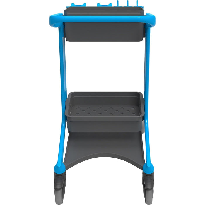 Vikan 5700 HyGo Mobile Cleaning Station Janitor Cart Shadow Board