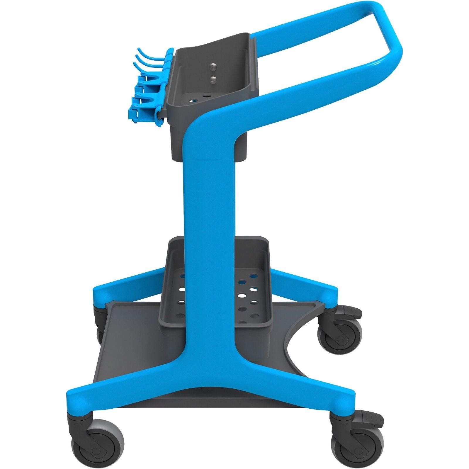 Vikan 5700 HyGo Mobile Cleaning Station Janitor Cart Shadow Board
