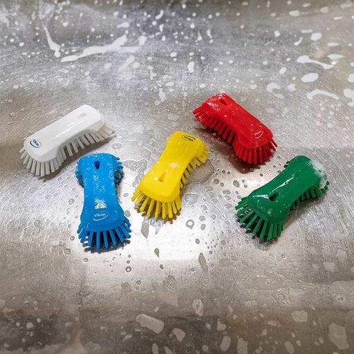 Vikan 3894 XL Hand Brush – Very Stiff Bristles | Heavy Duty Cleaning & Grooming