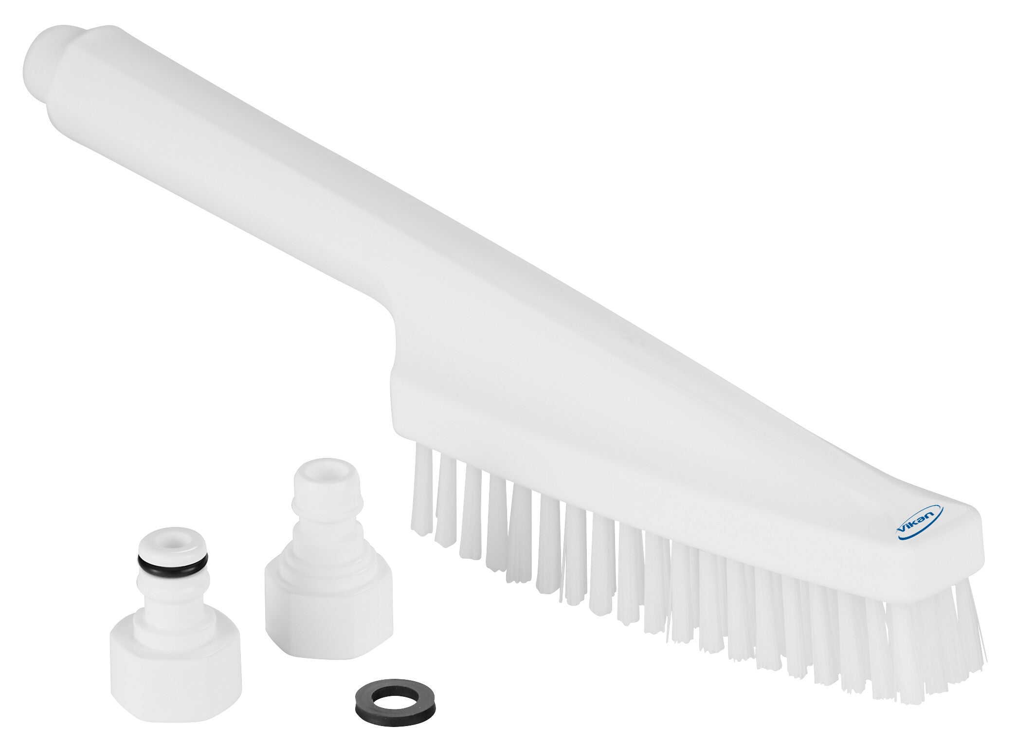 Vikan 7057-5 Water Fed Hand Brush | Fits Gardena & 1/2" Coupling