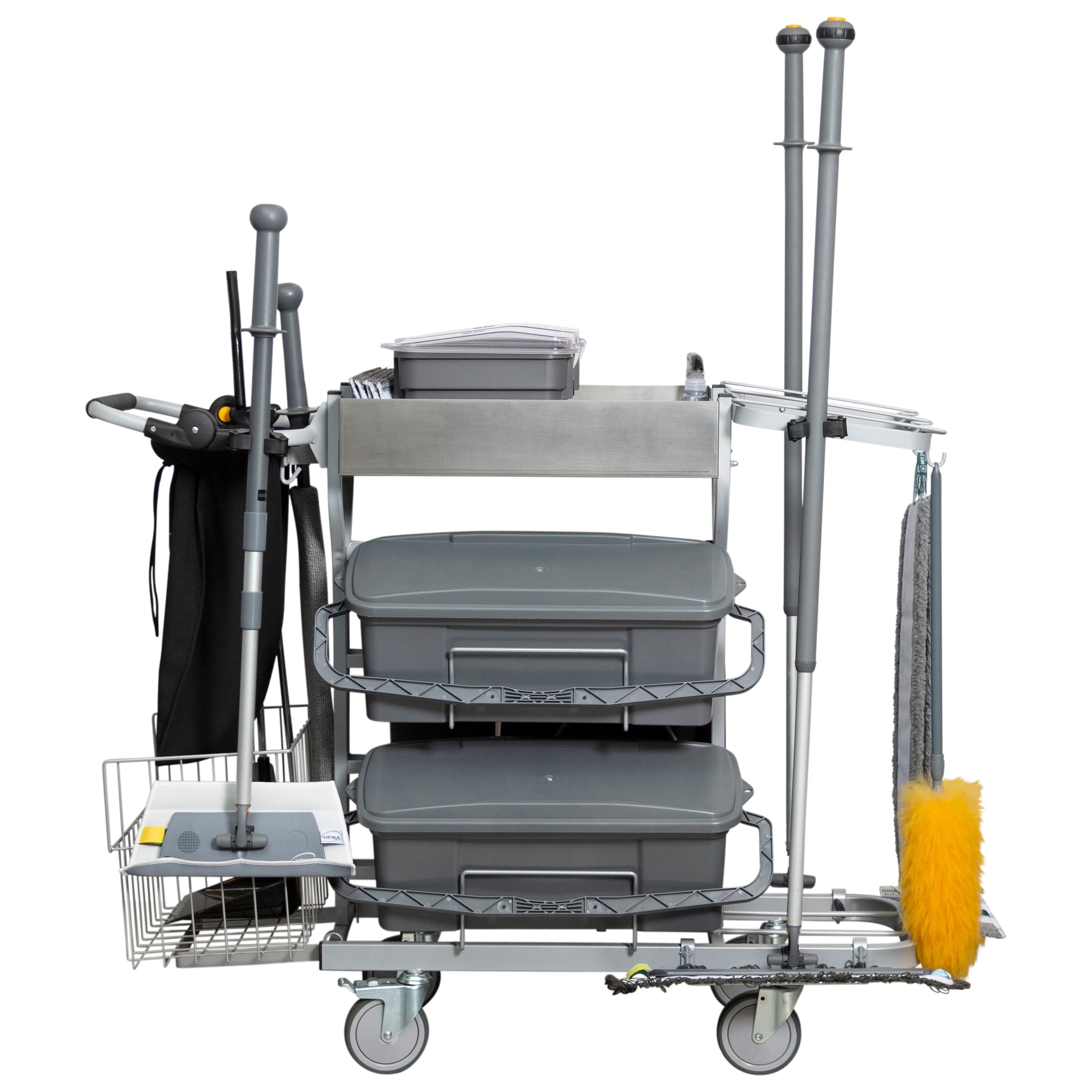Vikan 990123 Office Cleaning Package, System Size 40 cm, Grey