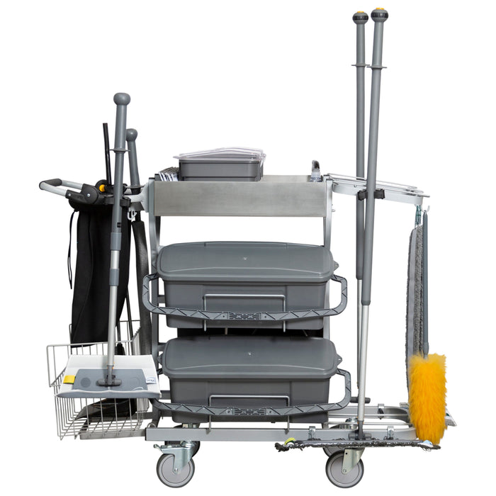 Vikan 990123 Office Cleaning Package, System Size 40 cm, Grey