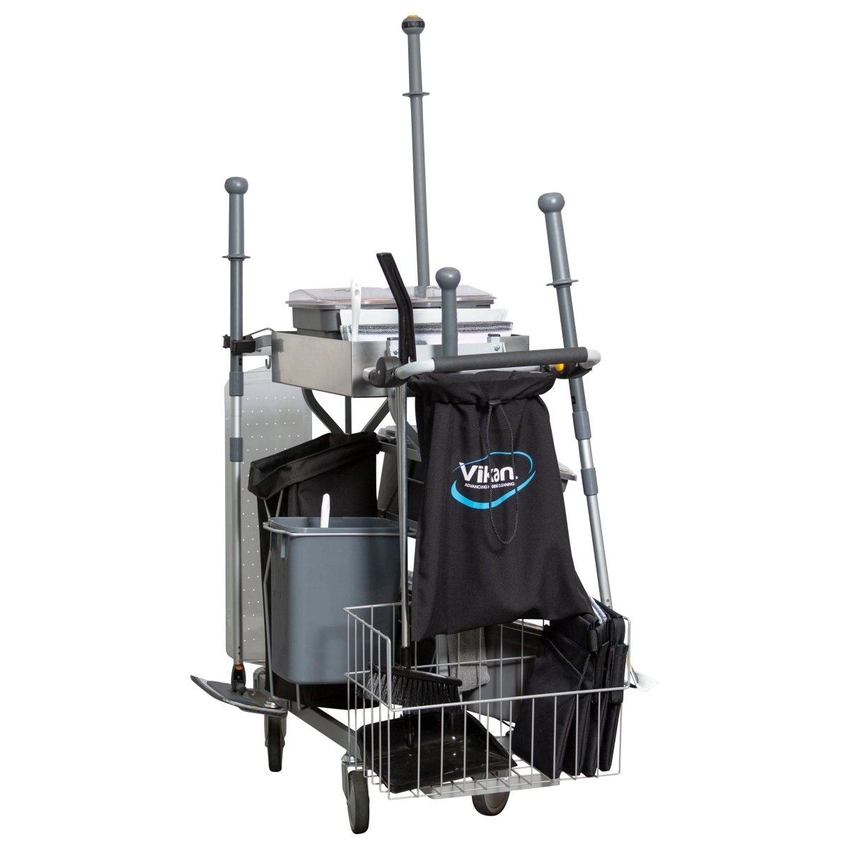 Vikan 990125 Restroom Cleaning Package, System Size 60 cm, Grey - Auto Rae-Chem