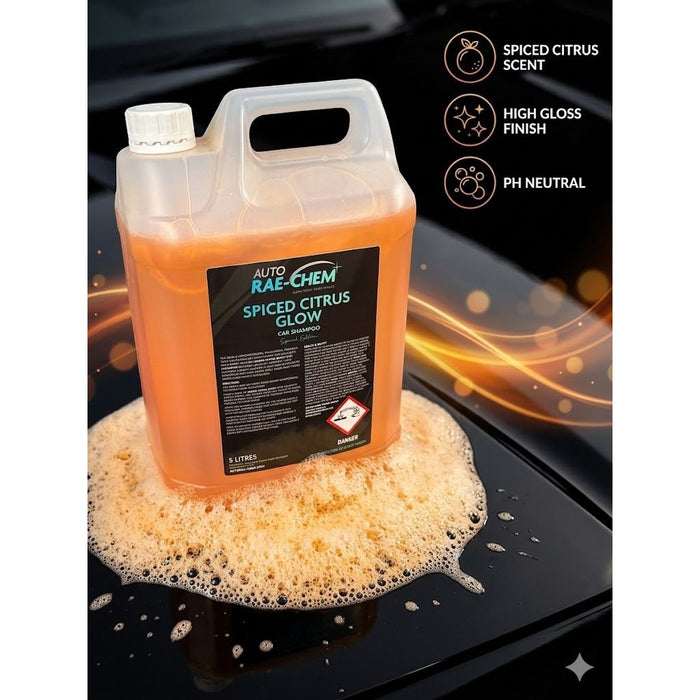 Spiced Citrus Glow – pH Neutral Wax Safe Car Shampoo