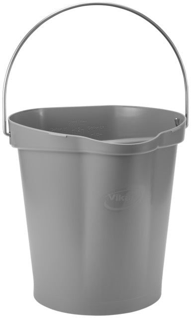 Vikan 5686 Hygiene Bucket 12 Litre – Stainless Steel Handle | 12 HACCP Colours