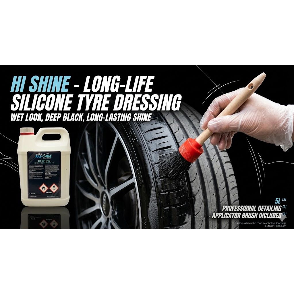 Auto Rae-Chem Hi-Shine Long Life Silicone Tyre Dressing - View 2 | Auto Rae-Chem