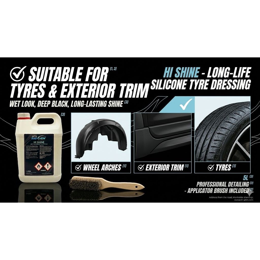 Auto Rae-Chem Hi-Shine Long Life Silicone Tyre Dressing - View 5 | Auto Rae-Chem
