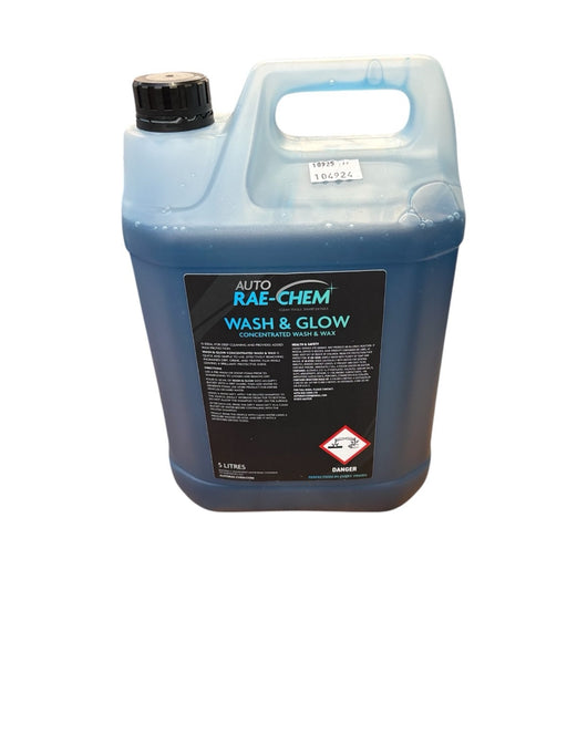 Auto Rae-Chem Concentrated Car Wash & Wax Shampoo 5L: High Foam, Glossy Finish