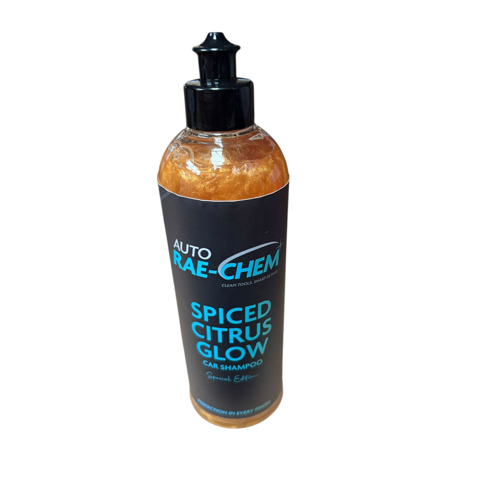 New Auto Rae-Chem Spiced Citrus Glow Car Shampoo 500ml pH Neutral Wax Safe Wash