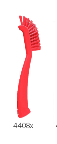 Vikan 4408 Detail Brush with Narrow Head & Scraping Edge 225 mm Very Hard
