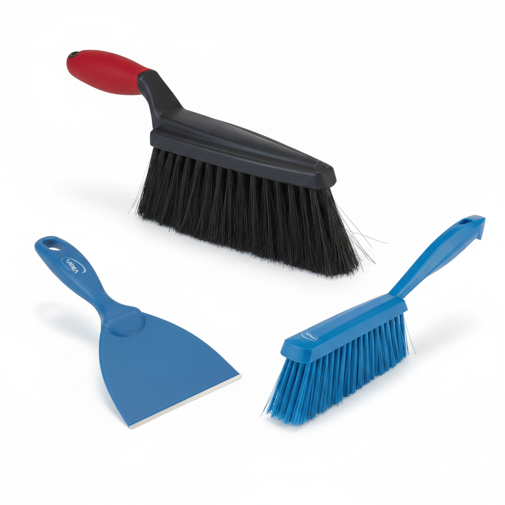 Vikan Windscreen and Cab Kit — Snow Brush 521552, Scraper 4061 and Hand Brush 4589