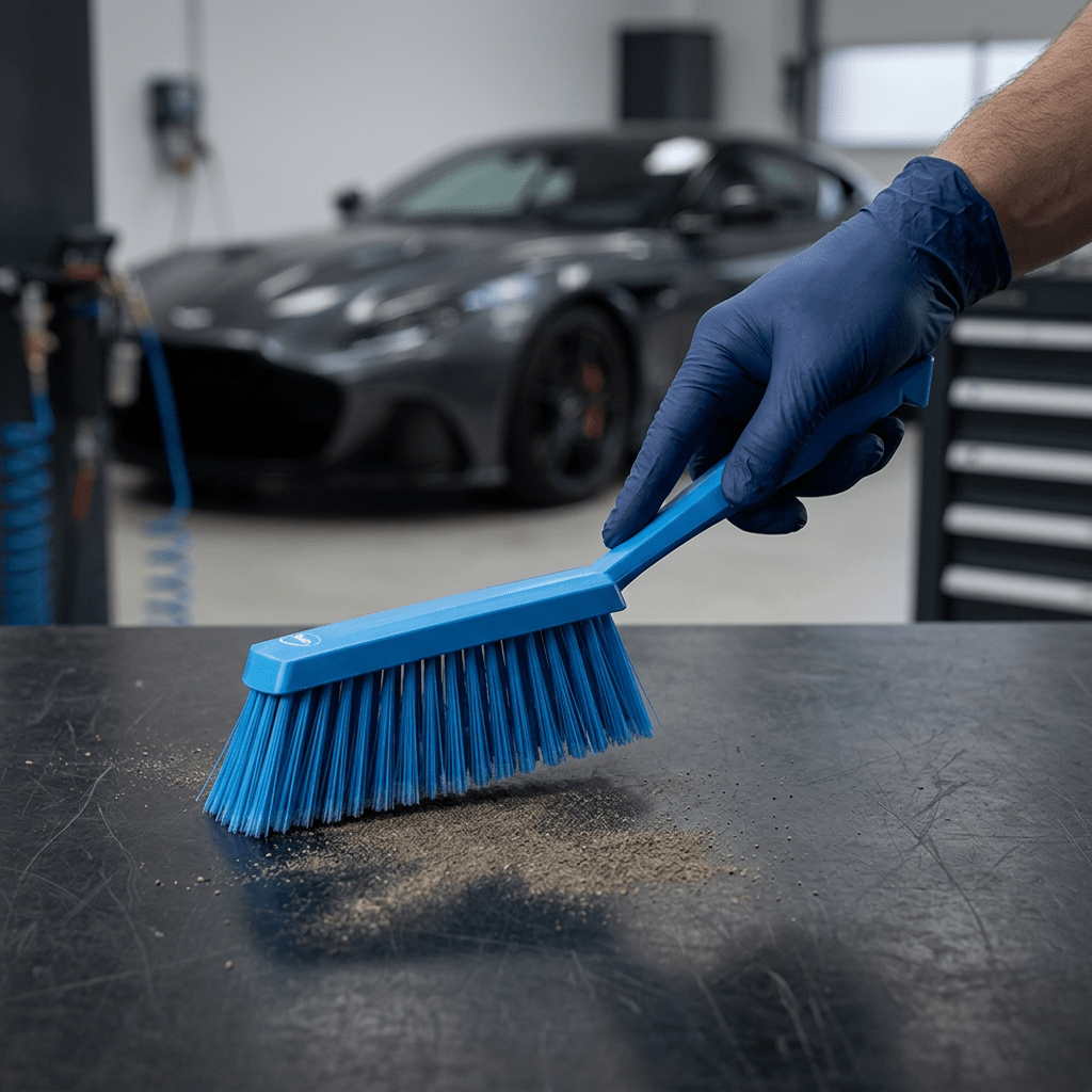 Vikan 4587n Narrow Slimline Hand Brush | Detailing & Workshop - Auto Rae-Chem