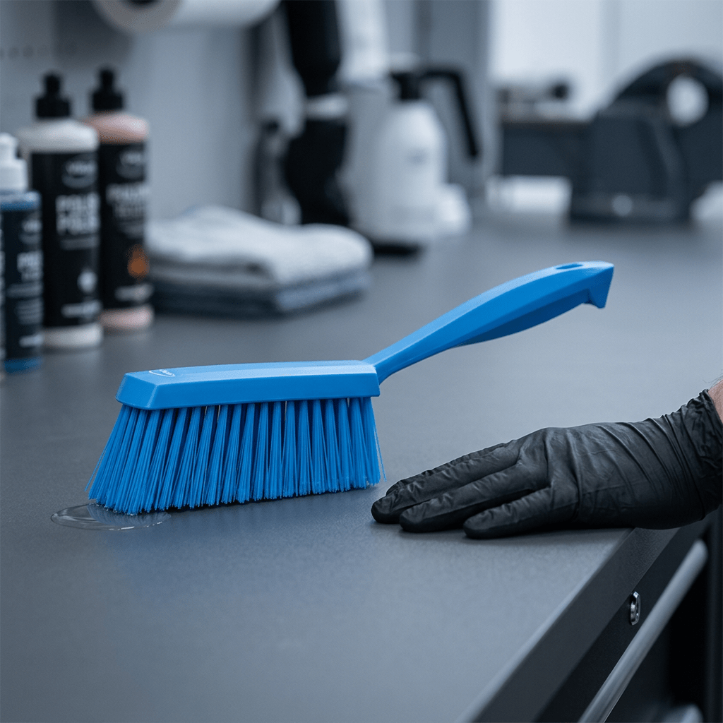 Vikan 4587n Narrow Slimline Hand Brush | Detailing & Workshop - Auto Rae-Chem