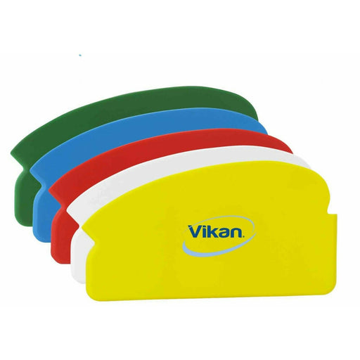 Vikan 4051n Flexible Plastic Scraper Spreading Multi Shape Car Hob Catering Food