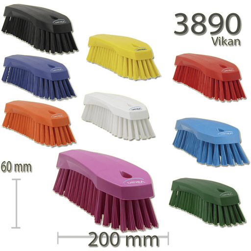 Vikan 3890n Scrubbing Brush, 200 mm, Washing Cleaning Upholstery Carpet Kitchen