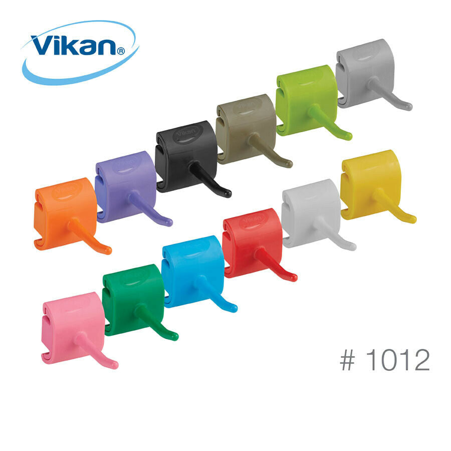 Vikan Hygienic Wall Bracket, Single Hook Module Choice of 12 colours *** NEW ***