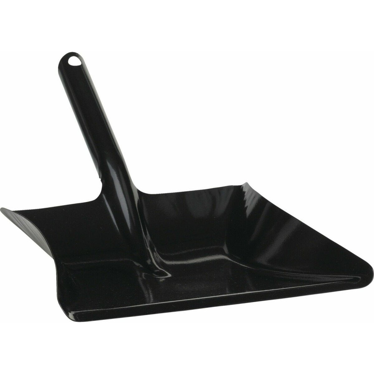 Vikan 558552 Metal Dustpan, 245 mm Length, Black, - Auto Rae-Chem