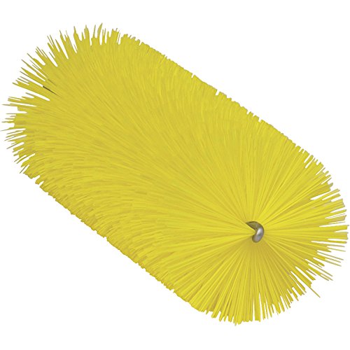 Vikan 53566 Tube Brush, Polyester, 2-25/64" x 7-7/8" OAL, Yellow