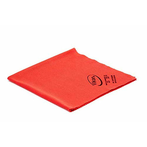 Vikan Microfibre Lustre Cloth, 40 x 40 cm, Red Pack 5