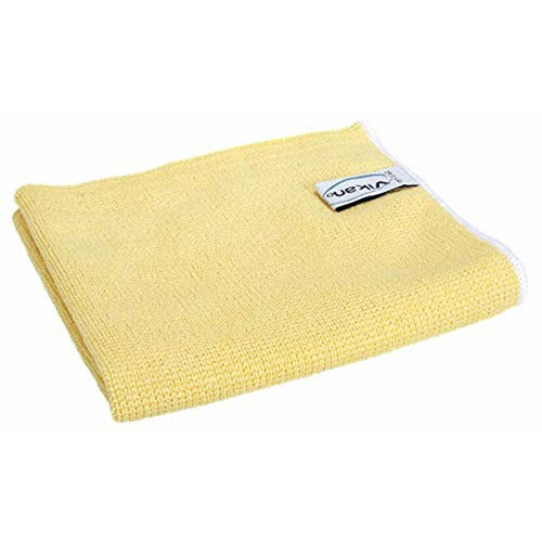 Vikan 691016 Original Microfibre Cloth 32x32cm Yellow Pack of 5 | Auto Rae-Chem