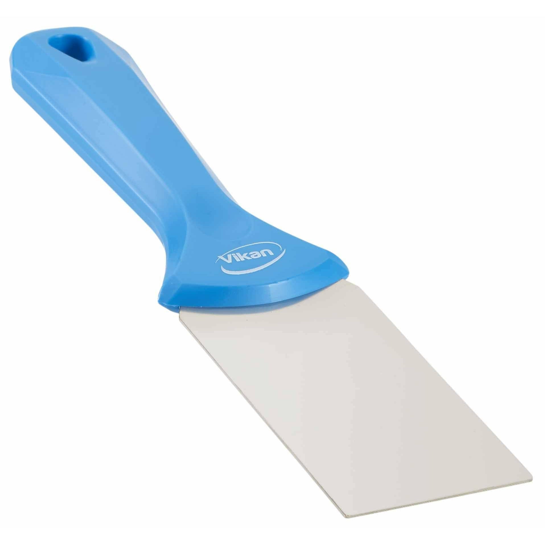 Vikan 40084 Stainless Steel Hand Scraper 50mm Blue | Auto Rae-Chem