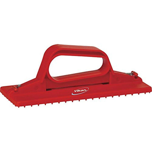 Vikan 55104 Hand Model Pad Holder, Red, 235mm Length, 100mm Width, 80mm Height