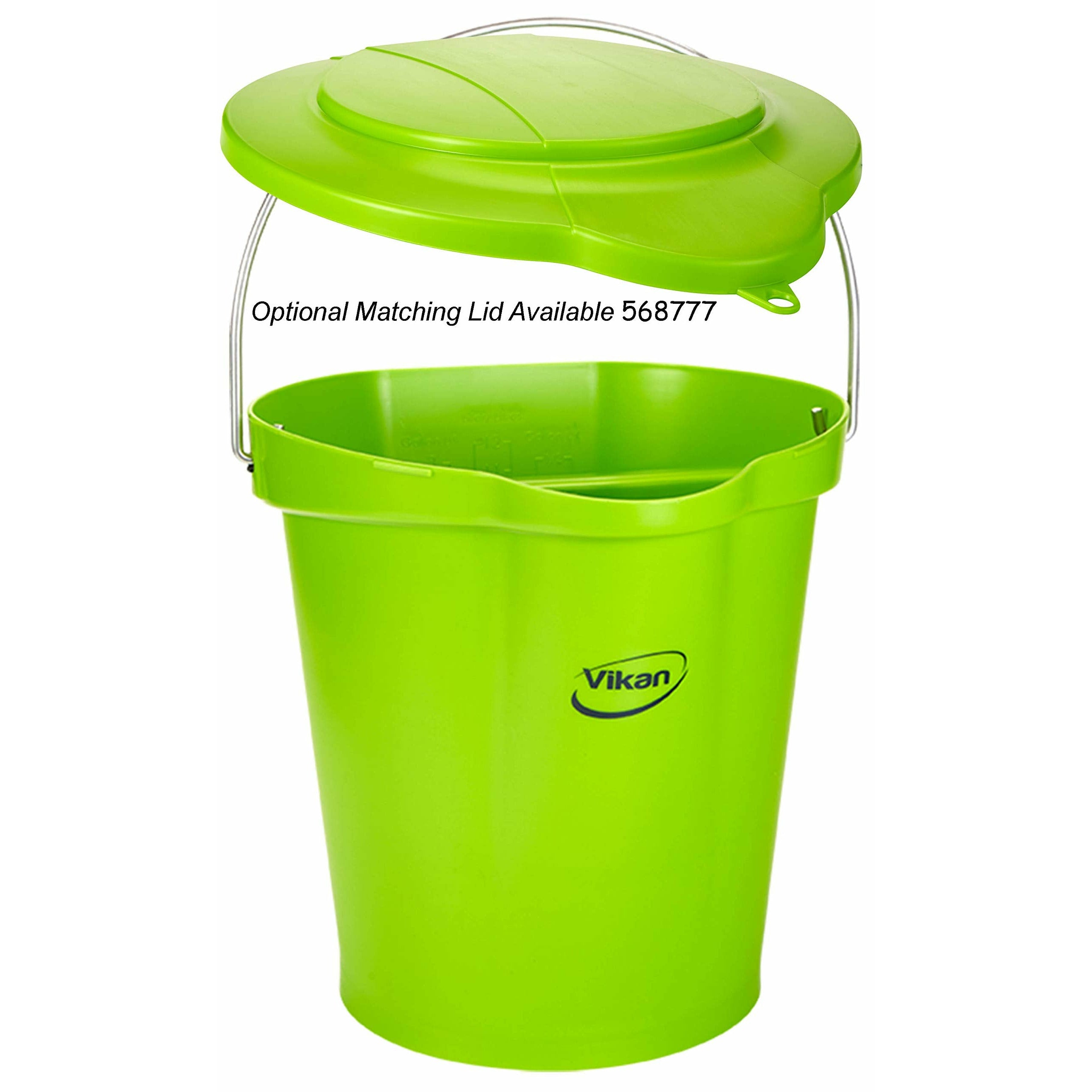 Vikan 568877 1.5 Gallon Bucket Lime - View 4 | Auto Rae-Chem
