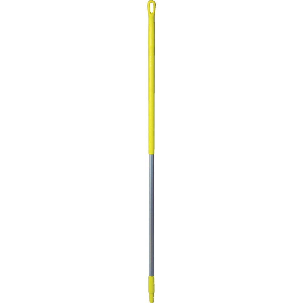 Vikan 29376 Aluminium Handle, Yellow, 31mm Diameter, 1510mm Length