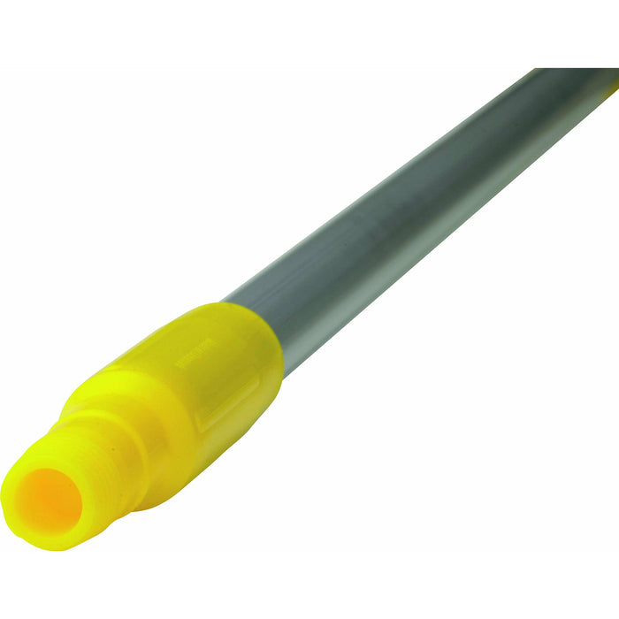 Vikan 29376 Aluminium Handle, Yellow, 31mm Diameter, 1510mm Length