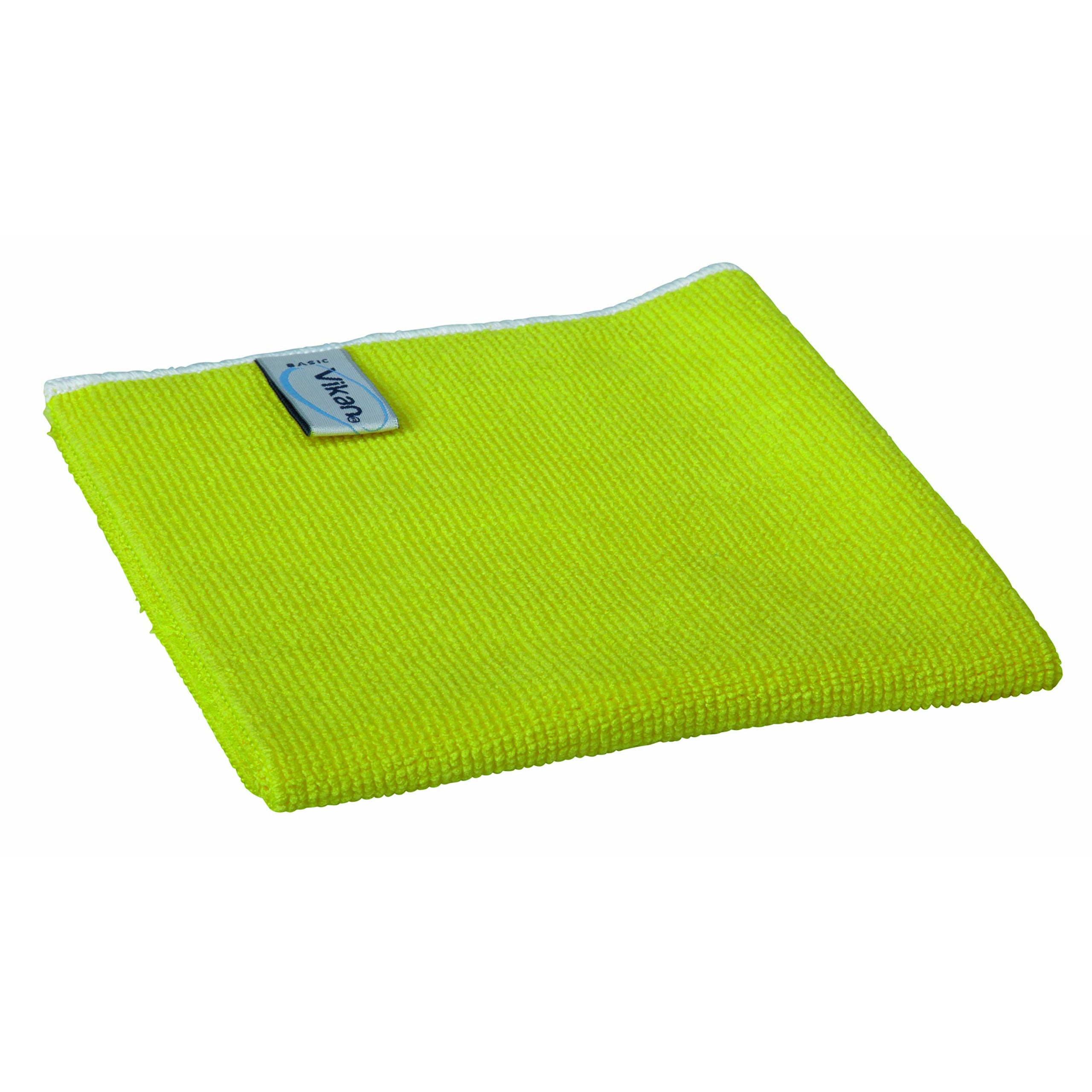 Vikan 691136 Basic Microfibre Cloth Yellow 320mm Pack of 5 | Auto Rae-Chem