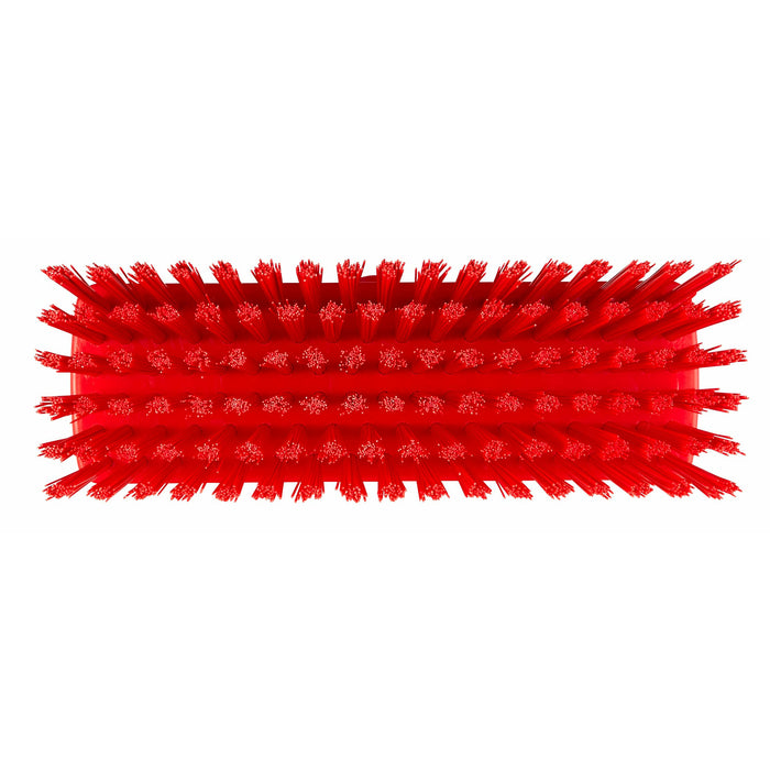 Vikan 70424 Compact Wall/Deck Scrub - Hard - Red