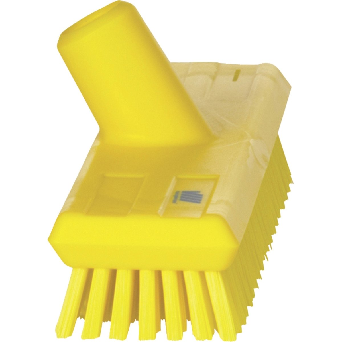 Vikan 70416 Stiff Bristle Deck Scrub, 10-3/4" Polyester, Yellow - Auto Rae-Chem
