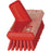 Vikan 70414 Stiff Bristle Deck Scrub, 10-3/4" Polyester, Red