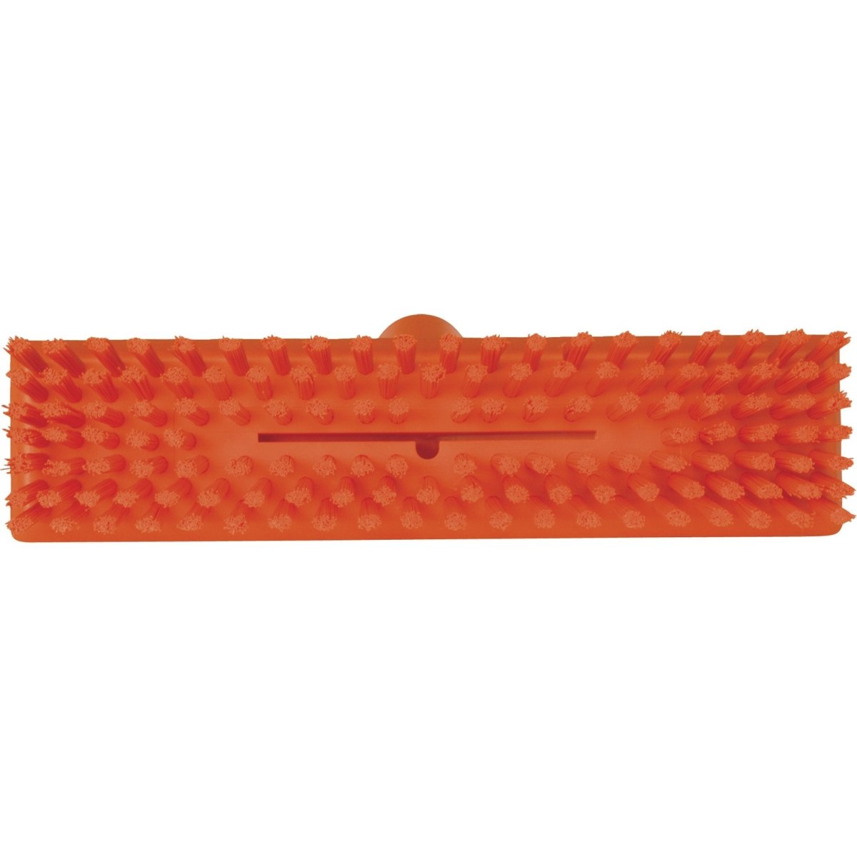 Vikan 70417 Stiff Bristle Deck Scrub 10-3/4" | Orange | Polyester - Auto Rae-Chem