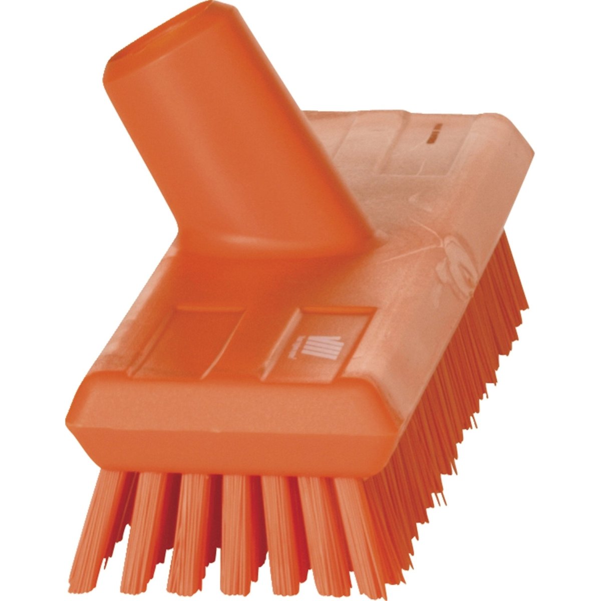 Vikan 70417 Stiff Bristle Deck Scrub 10-3/4" | Orange | Polyester - Auto Rae-Chem